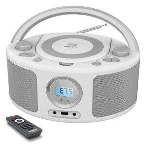 CD Radio Portable CD Player Boombox with Bluetooth,Fm Radio,Remote Control,Usb I